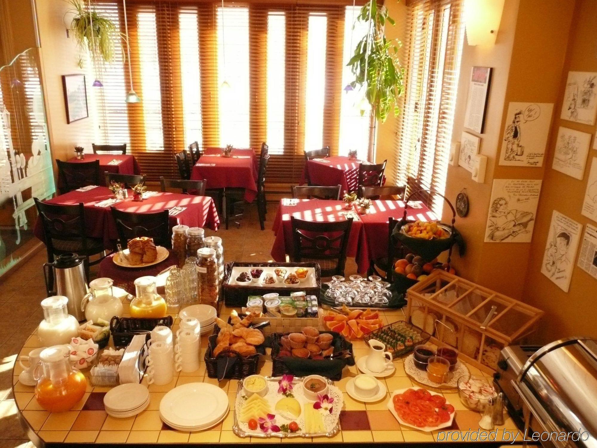 Auberge De La Fontaine Montréal Restoran fotoğraf